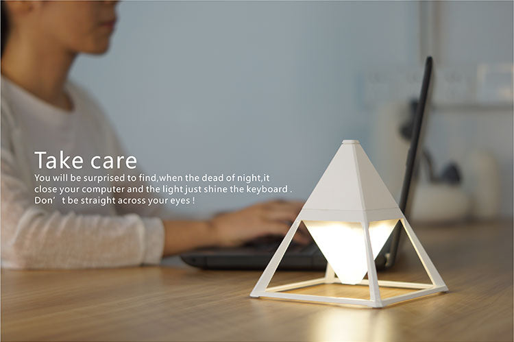 GX.Diffuser Mini Art Deco Waterproof LED Lamp Eye Protection Light Desk Table Lamp Dimmable Ouch Switch Table Lamp Study Lamp