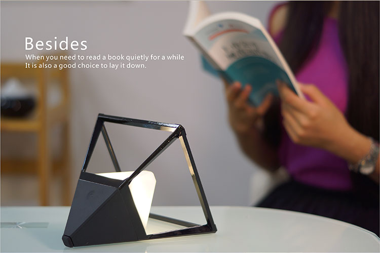 GX.Diffuser Mini Art Deco Waterproof LED Lamp Eye Protection Light Desk Table Lamp Dimmable Ouch Switch Table Lamp Study Lamp