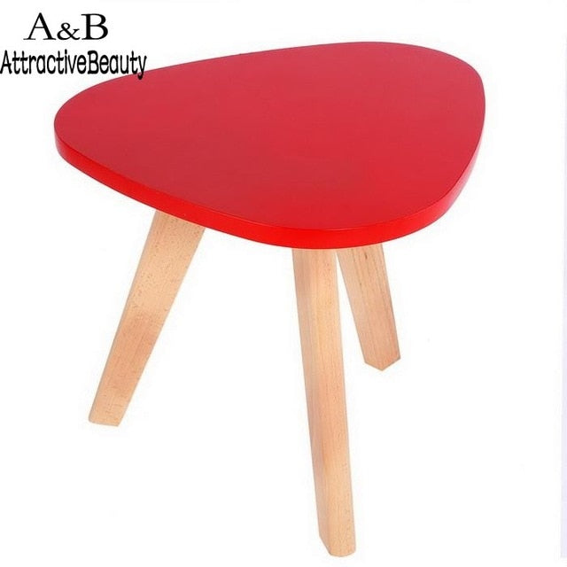 Homdox Mini Triangle Side Table Coffee Tea Table Living Room Balcony Table N40*