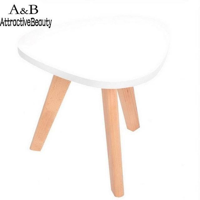 Homdox Mini Triangle Side Table Coffee Tea Table Living Room Balcony Table N40*
