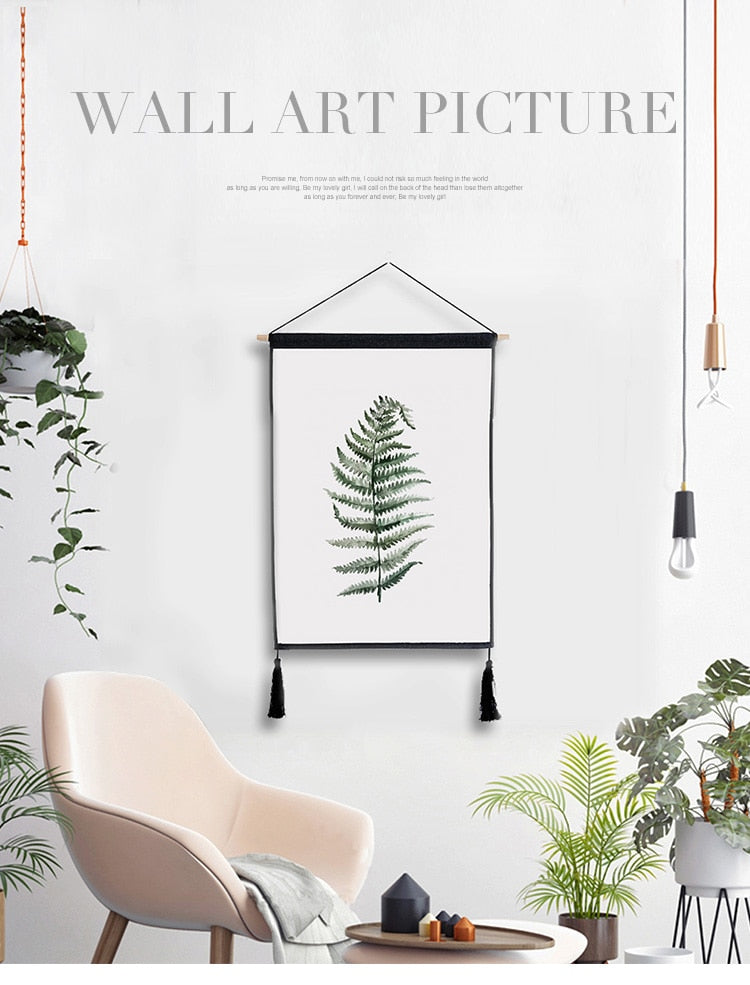 Miz 1 Piece Nordic Poster Ins Wall Painting Flamingo Cotton Line Decorative Paintings for Living Room 45*65 cm