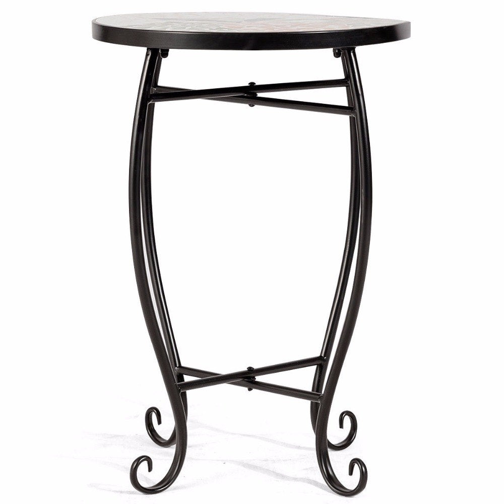 Giantex Pineapple Outdoor Indoor Accent Table Plant Stand Scheme Garden Steel Home Furniture OP3552YE
