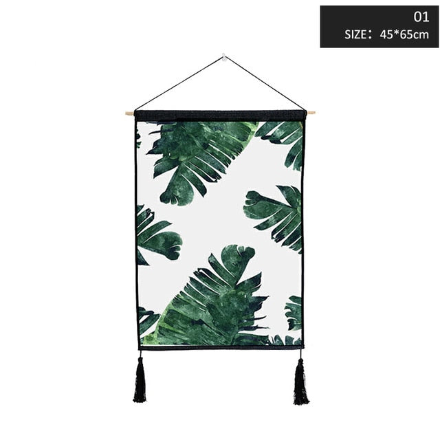 Miz 1 Piece Nordic Poster Ins Wall Painting Flamingo Cotton Line Decorative Paintings for Living Room 45*65 cm