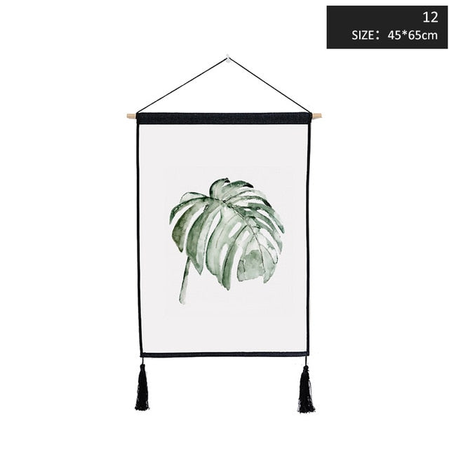 Miz 1 Piece Nordic Poster Ins Wall Painting Flamingo Cotton Line Decorative Paintings for Living Room 45*65 cm