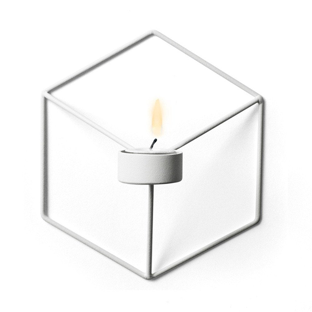 Wind Bell Ornaments Nordic Style 3D Geometric Candlestick Metal Wall Candle Holder Sconce Wedding party Home Decor 2018 Fashion
