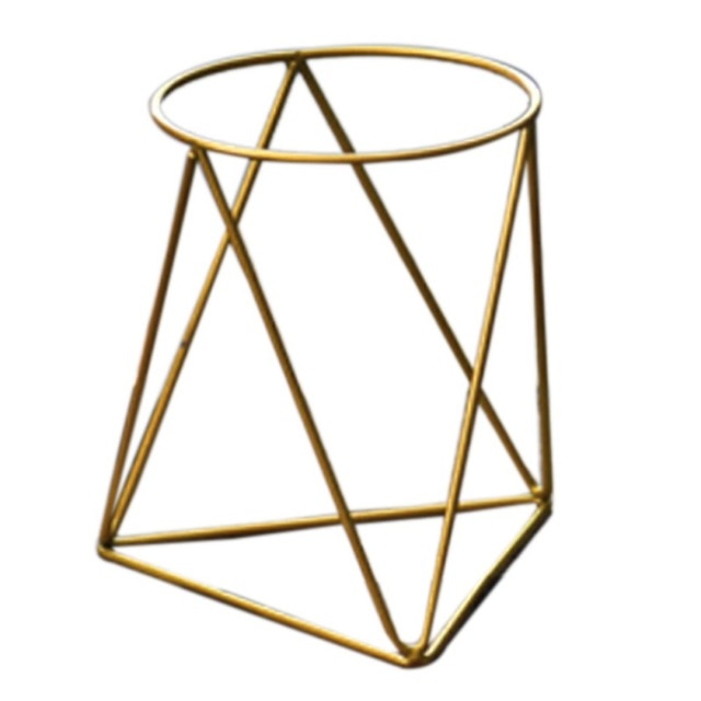 flower pots new Nordic Minimalist Geometry Gold Iron Ceramic Succulent Pot Vanilla Green Plant Desktop Flower Pot for Home Decor