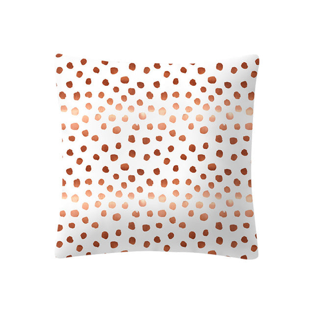 Rose Gold Pink Cushion Cover Tai Chi camera nordic geometric pillow cover fashion Square Decorative Pillowcase Home Decor