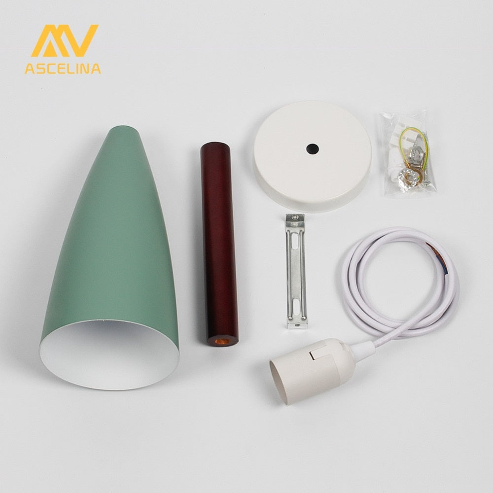 Industrial Pendant Light Nordic LED Lamp Loft Wooden Modern Creative Simple for living room bedroom study Restaurant lighting