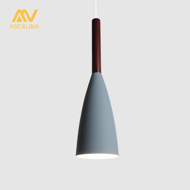 Industrial Pendant Light Nordic LED Lamp Loft Wooden Modern Creative Simple for living room bedroom study Restaurant lighting