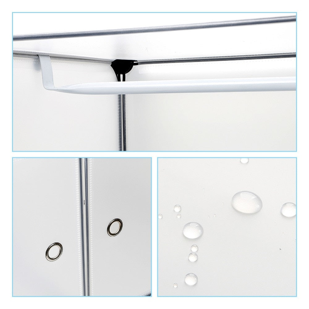 Waterproof Plastic Storage Cube Drawer Unit Closet Eco-friendly Translucent  Clothes Shoes Organizer Combination Wardrobe S3