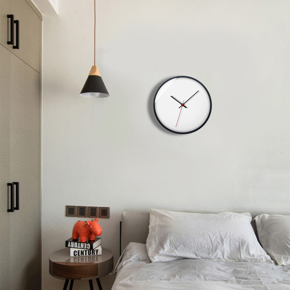 Wall Clock living room home wall clock fashion atmosphere mute quartz watch Modern minimalist 2018 hot#15