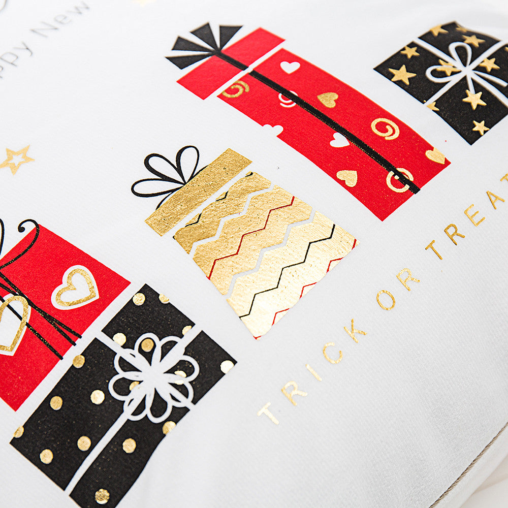Merry Christmas Pillow Case Sofa Waist Throw Cushion Cover Home Decoration Nordic Style Sofa Decorative Cushions
