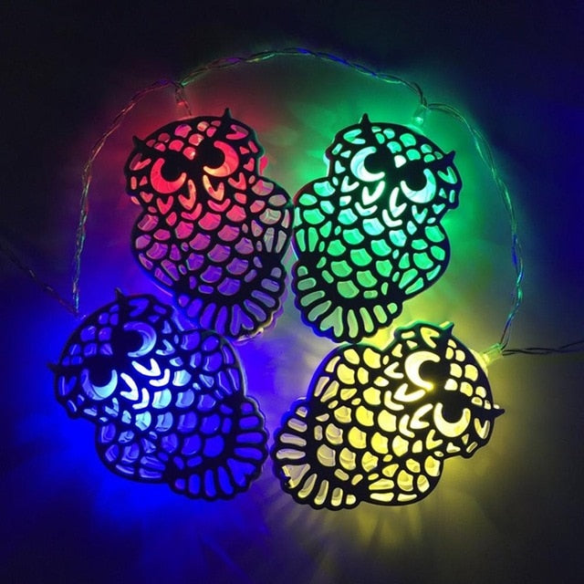 ICOCO Lighting Strings Nordic Wrought Iron Battery Operated light Moroccan ball Retro Style Creative Bedroom Bedside lamp Sale