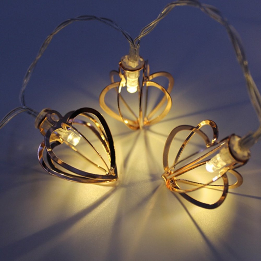 ICOCO Lighting Strings Nordic Wrought Iron Battery Operated light Moroccan ball Retro Style Creative Bedroom Bedside lamp Sale