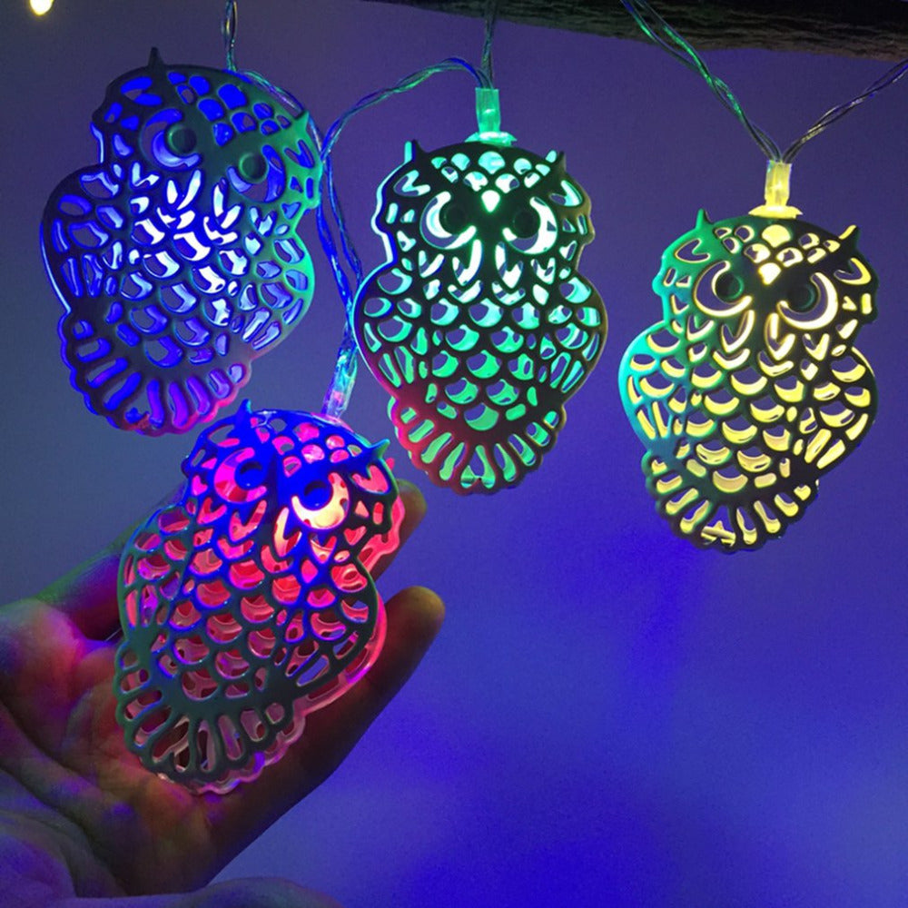 ICOCO Lighting Strings Nordic Wrought Iron Battery Operated light Moroccan ball Retro Style Creative Bedroom Bedside lamp Sale